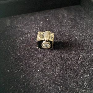 Pandora Camera Charm - Silver & Black